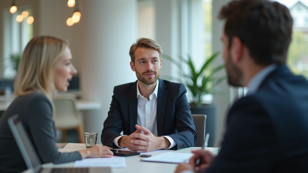 Finanzberater im Gespräch mit Klient
